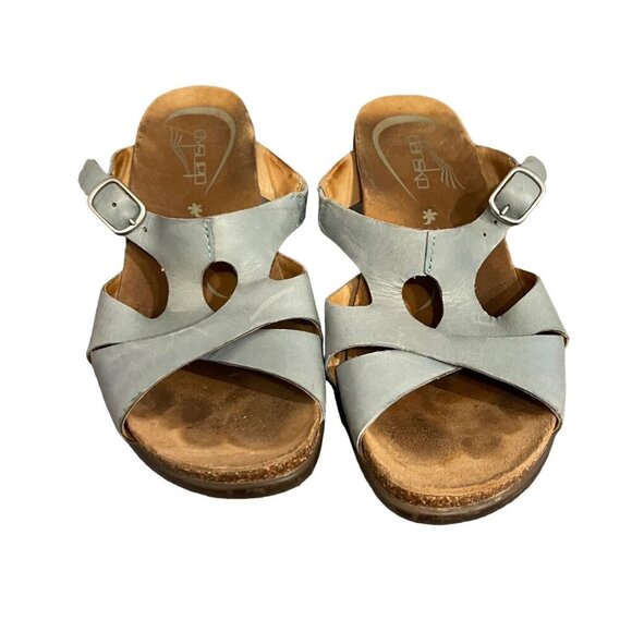 Dansko Women's Kai Sandals in Blue size 38, us 7.5 - Picture 1 of 8